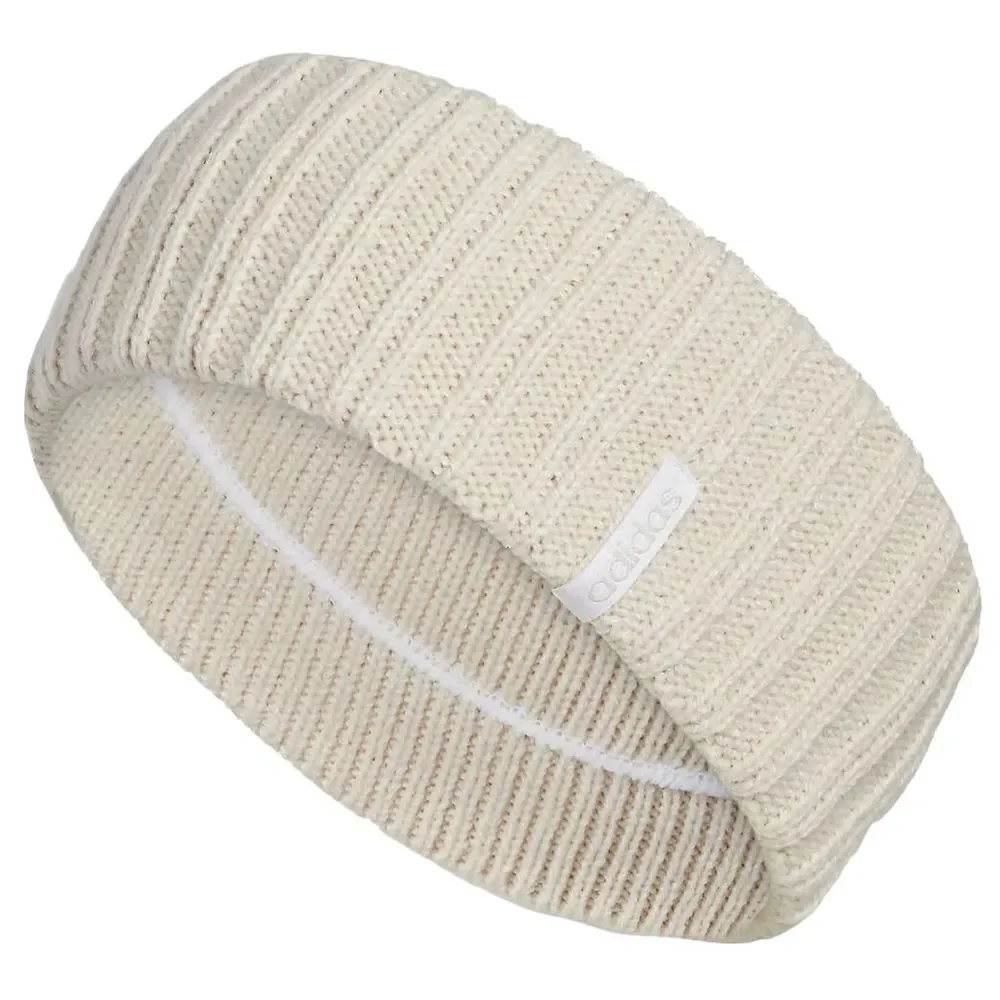 Adidas Women’s Linear Knit Headband Alumina Beige One Size